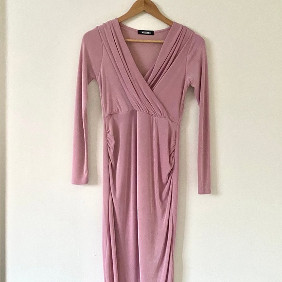 Missguided Pink Maternity Dress - Picture 1 of 5
